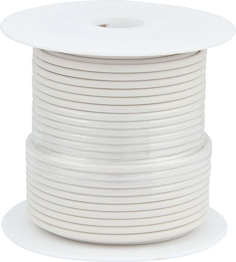 Allstar Performance - 14 AWG White Primary Wire 100ft