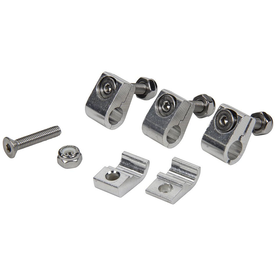 Allstar Performance - 2pc Alum Line Clamps 5/16in 4pk