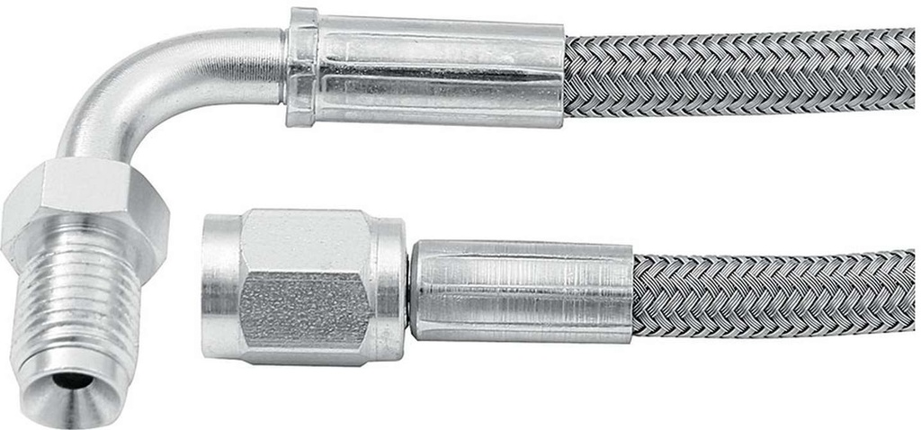 Allstar Performance - 24in #3 Line -3 Str/90 Deg 3/8-24 Inv Flr